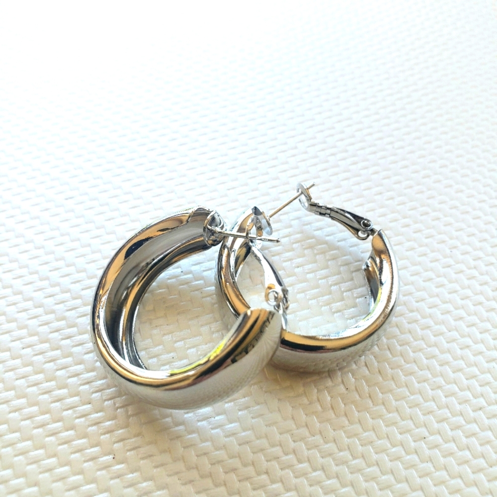 Earrings Silver Color